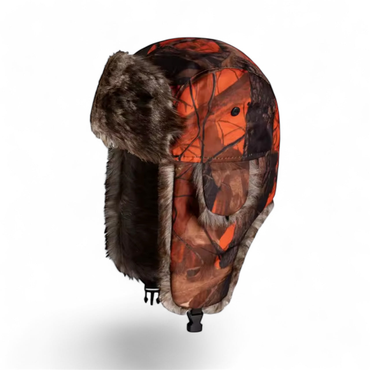 Chapka chaude Y2K camouflage rouge