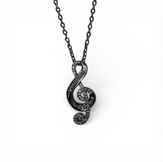 Chaîne pendentif note de musique