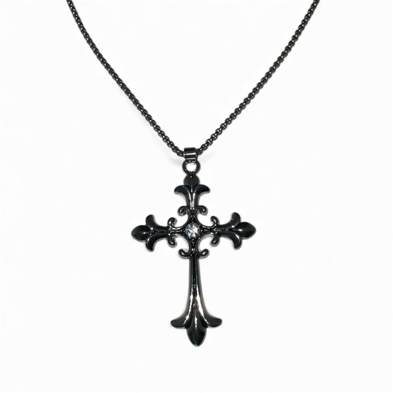 Chaîne croix gothique emo