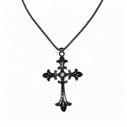 Chaîne croix gothique emo