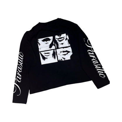 T-shirt à manches longues emo y2k