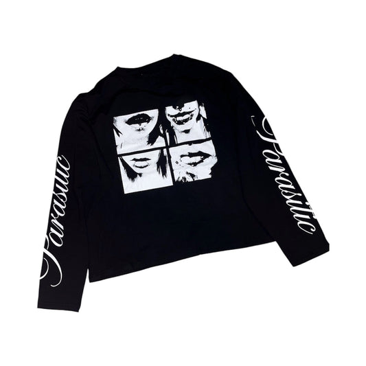 T-shirt à manches longues emo y2k