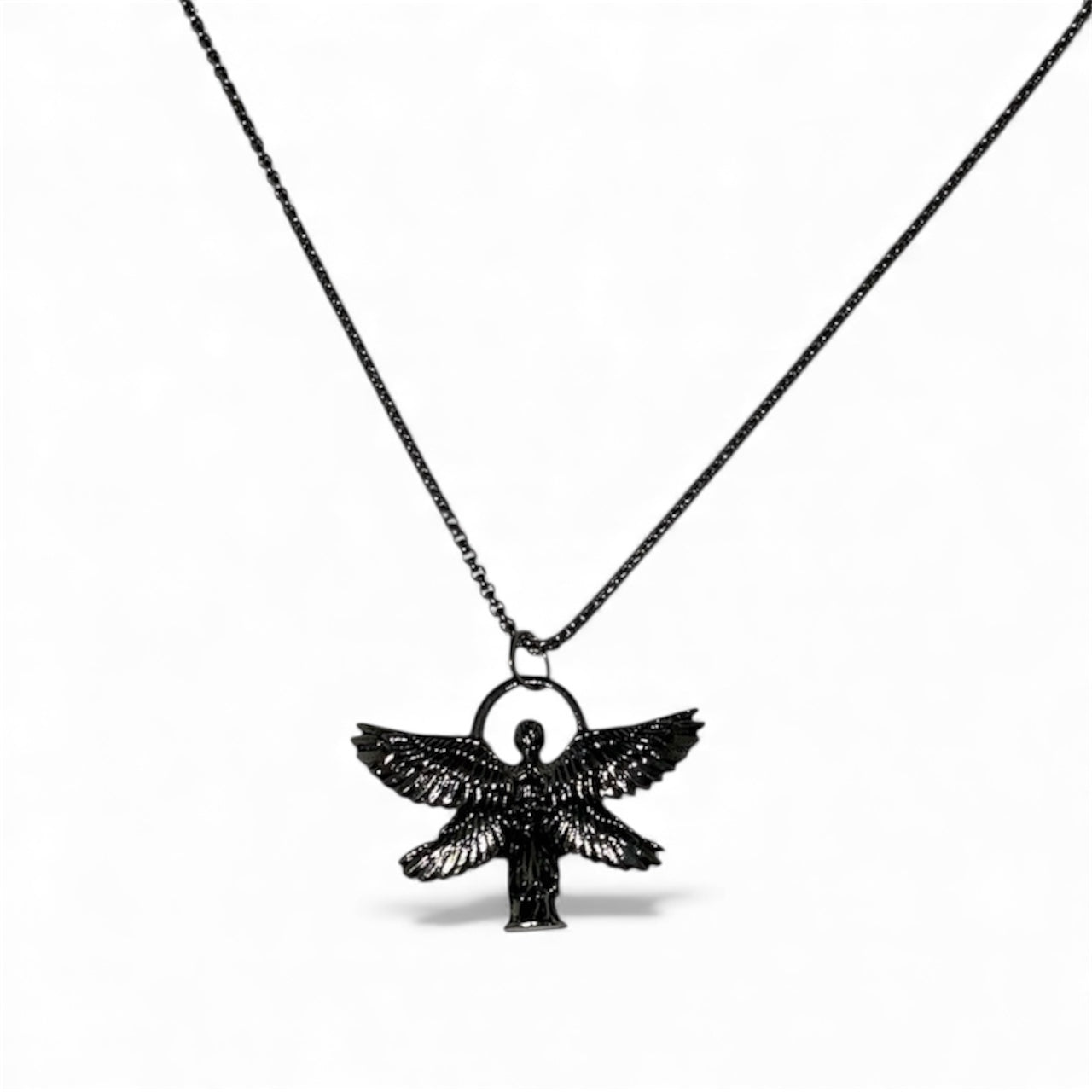 Chaîne pendentif ange ailé