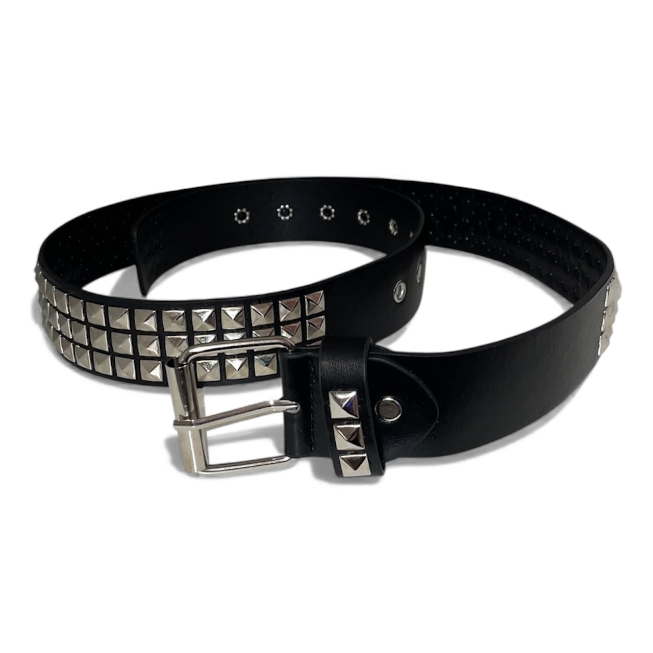 Ceinture clouté à strass argenté