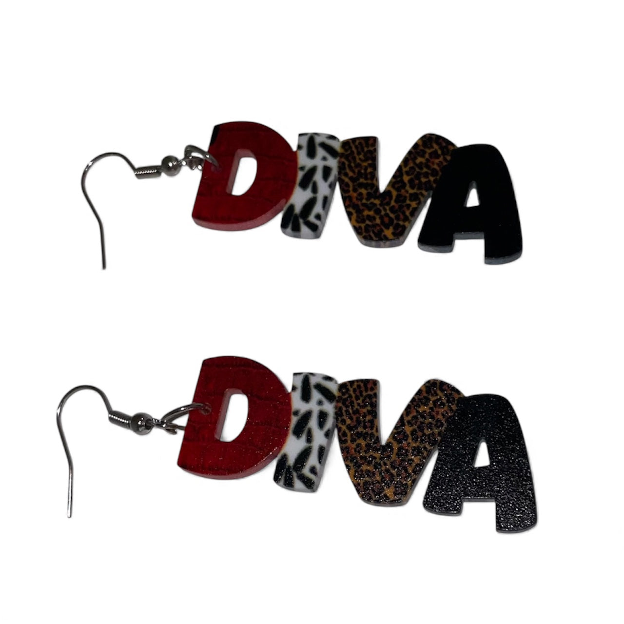 Boucles d'oreilles diva girly 2000's y2k