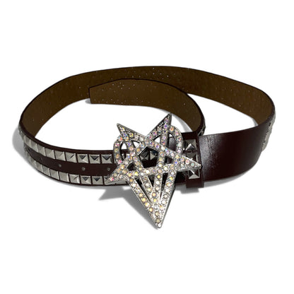 Ceinture argenté strass et étoile argenté