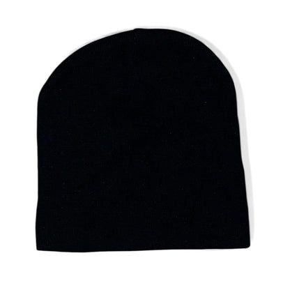 Bonnet noir squelette croix rouge