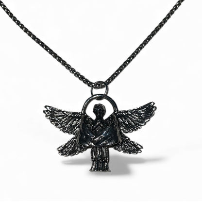 Chaîne pendentif ange ailé