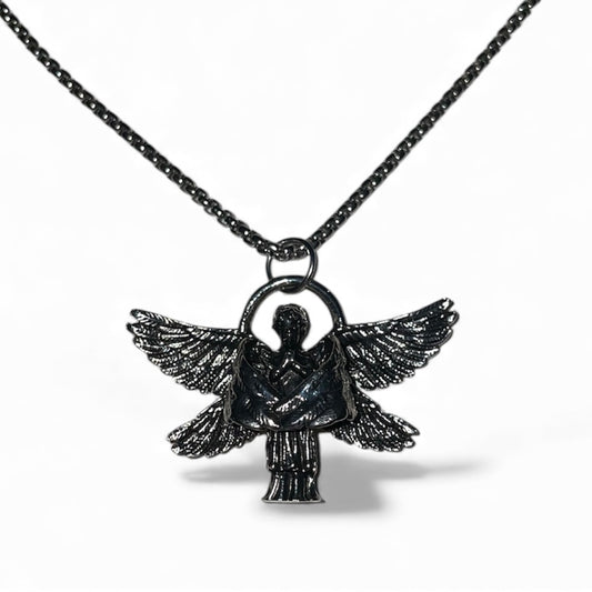 Chaîne pendentif ange ailé