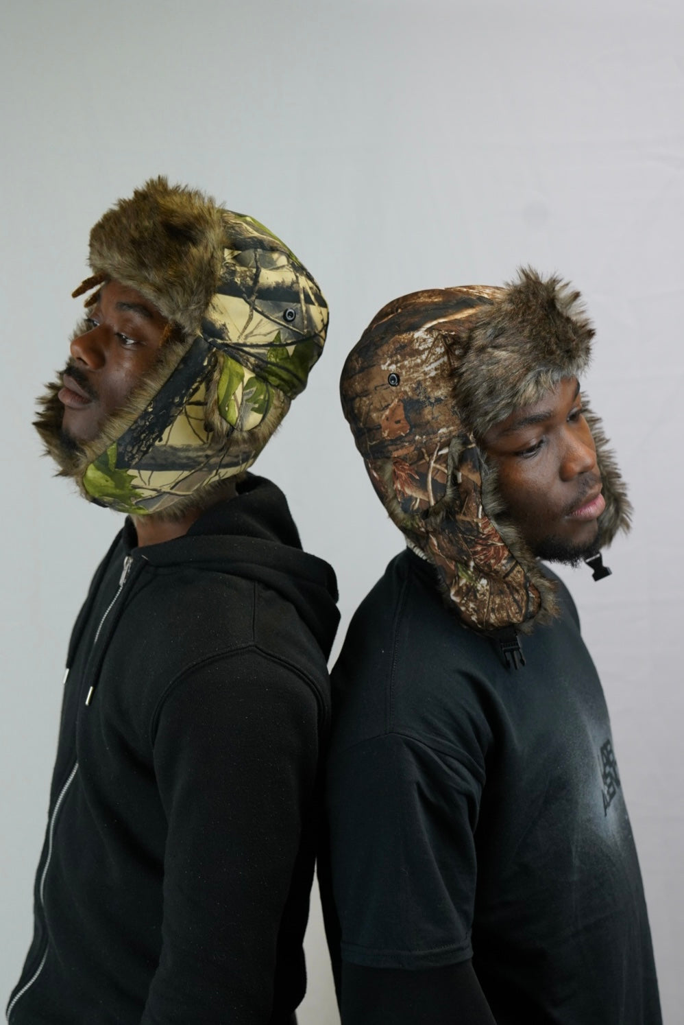 Chapka chaude y2k motifs militaires