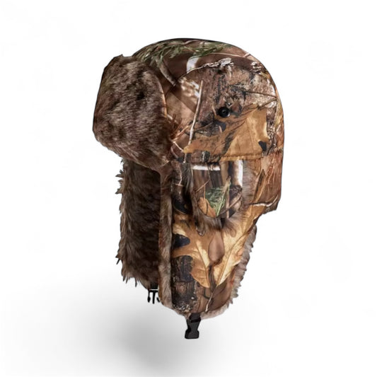 Chapka chaude y2k camouflage marron