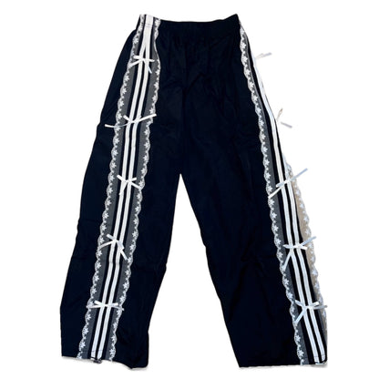 Pantalon jogging kawai dentelle noir