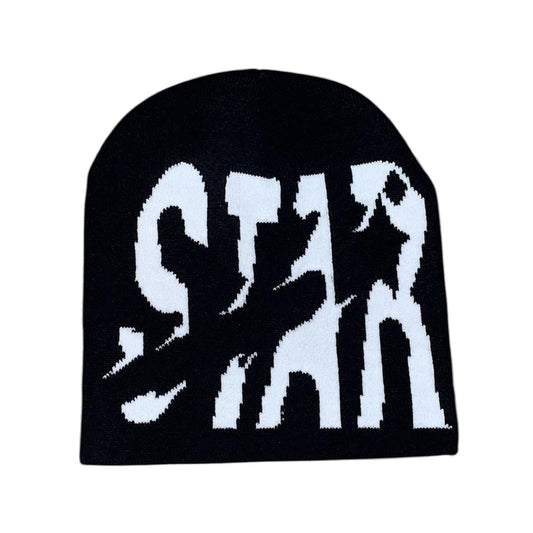 Bonnet noir star étoile