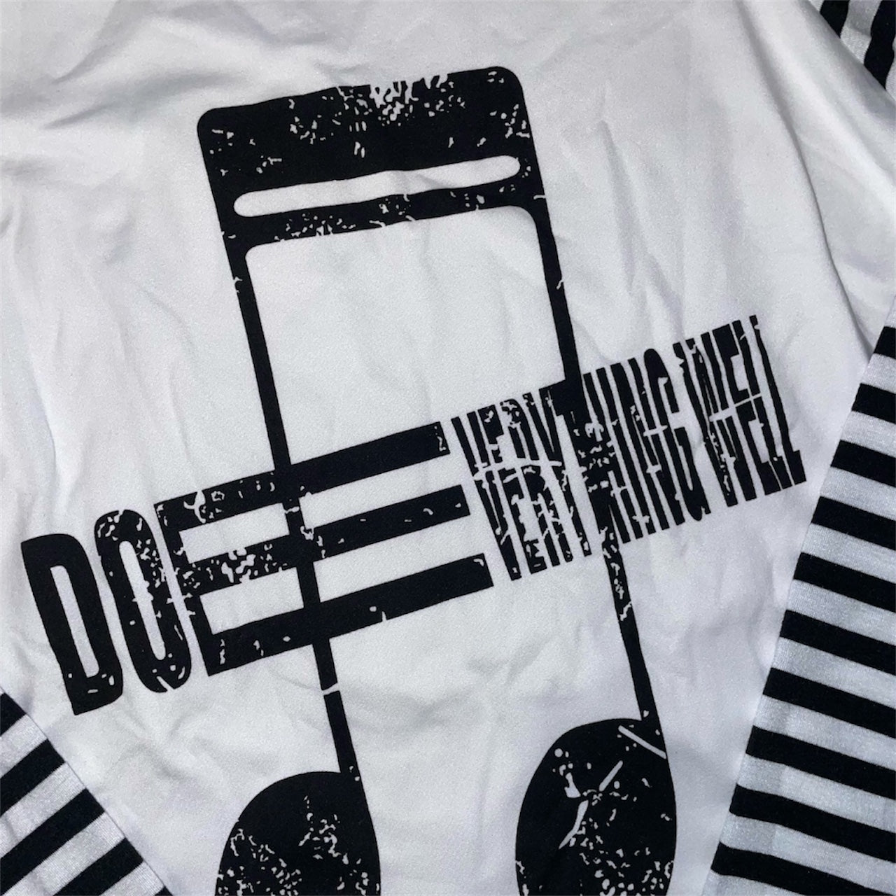 T-shirt à manches longues rayures musique 2000's