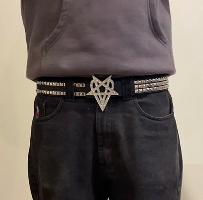 Ceinture argenté strass et étoile argenté